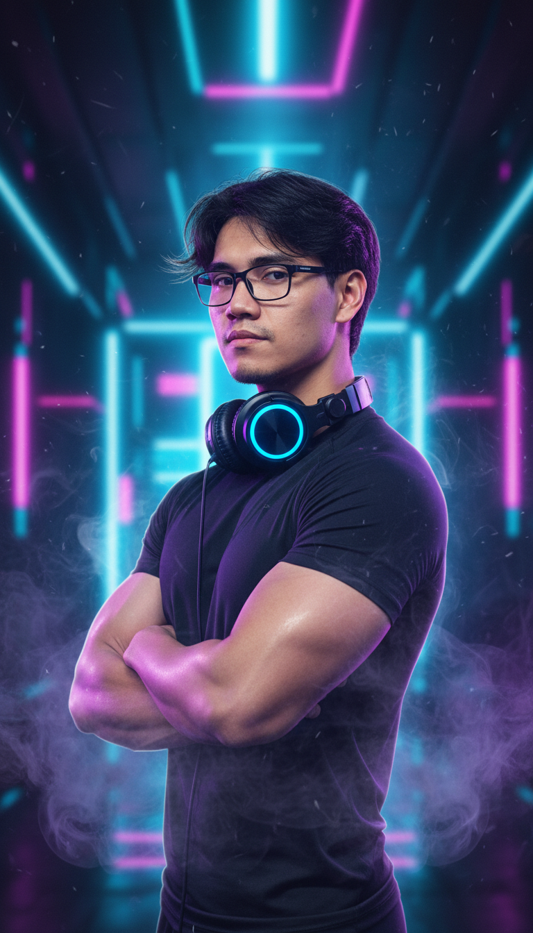 DJ JIXE performing at an event in Ipoh, Malaysia